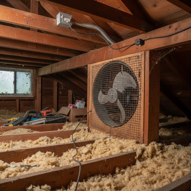 Attic Fan Replacement in Heber City, UT